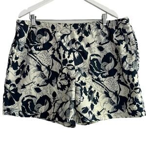 VINTAGE Polo Sport | XL | Hard-to-Find Men’s Swim Trunks Tropical Navy White